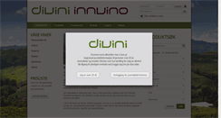 Desktop Screenshot of divini.no